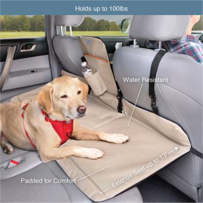 Show full view: Kurgo Backseat Bridge Dog Car Barrier, Beige slide 2 of 10