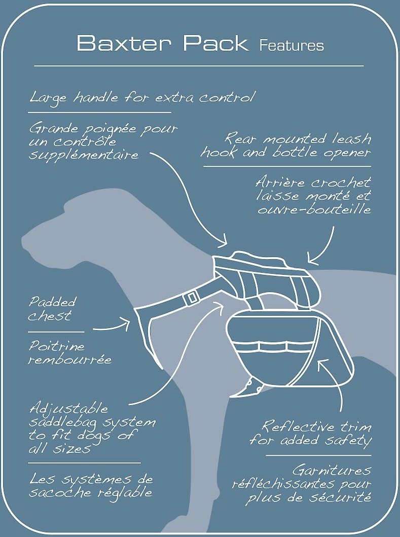 Baxter Dog Backpack