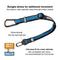 Show in main carousel: Kurgo Direct to Seatbelt Bungee Tether Dog Safety Belt, Blue slide 3 of 4
