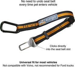 Kurgo Direct to Seatbelt Dog Tether, Orange slide 2 of 6