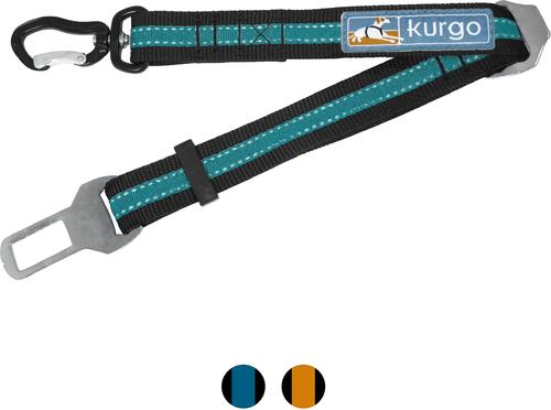 Show full view: Kurgo Direct to Seatbelt Swivel Dog Collar Tether, Coastal Blue slide 5 of 7
