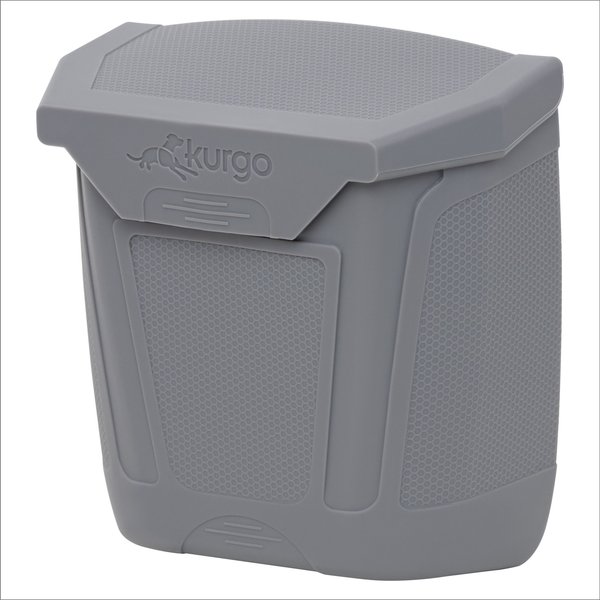 Kurgo Dog Garbage & Poop Bags Tailgate Dumpster, Gray