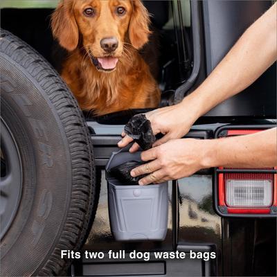 Show full view: Kurgo Dog Garbage & Poop Bags Tailgate Dumpster, Gray slide 2 of 5
