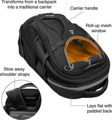 Kurgo G-Train Dog Carrier Backpack, Black slide 2 of 9