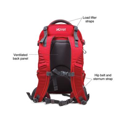 Show full view: Kurgo G-Train Dog Carrier Backpack, Chili Red slide 5 of 11