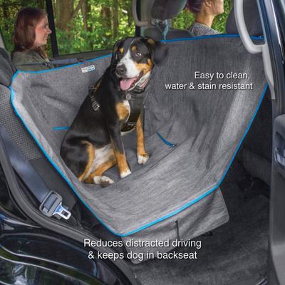 Show full view: Kurgo Half Hammock Seat Protector, Gray/Blue slide 2 of 9