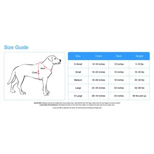 Kurgo Journey Air Polyester Reflective No Pull Dog Harness, Coastal Blue/Charcoal, Large: 24 to 34-in chest
