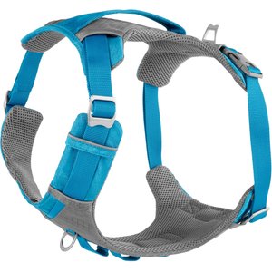 Kurgo Journey Air Polyester Reflective No Pull Dog Harness, Coastal Blue/Charcoal, X-Large: 28 to 44-in chest