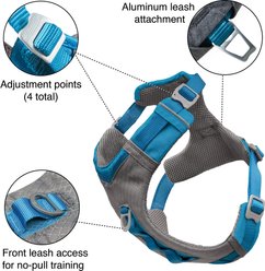 Kurgo Journey Air Polyester Reflective No Pull Dog Harness, Coral, Small slide 2 of 7