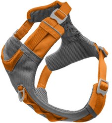 Kurgo Journey Air Polyester Reflective No Pull Dog Harness, Orange, Small