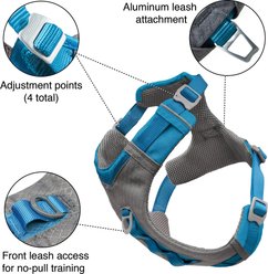 Kurgo Journey Air Polyester Reflective No Pull Dog Harness, Purple, Large slide 2 of 7