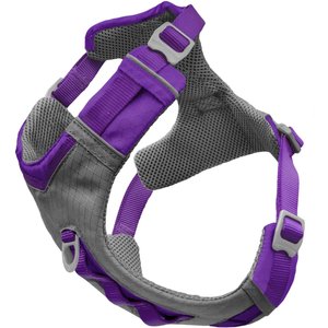 Kurgo Journey Air Polyester Reflective No Pull Dog Harness, Purple, Small