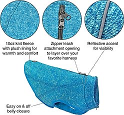 Kurgo K9 Core Dog Sweater, Heather Red, Large  slide 2 of 8