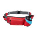 Kurgo K9 Excursion Polyester Reflective Hands-Free Running Dog Leash, Red