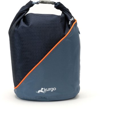Kurgo Kurgo Kibble Carrier Travel Dog Food Container, Navy Blue