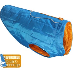 Kurgo Loft Reversible Insulated Dog Quilted Coat, Blue, Large