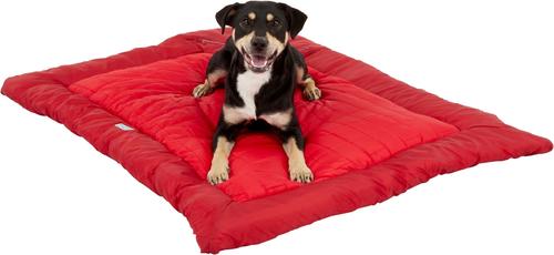 Show full view: Kurgo Loft Wander Travel Pillow Dog Bed, Chili Red, Large slide 4 of 9