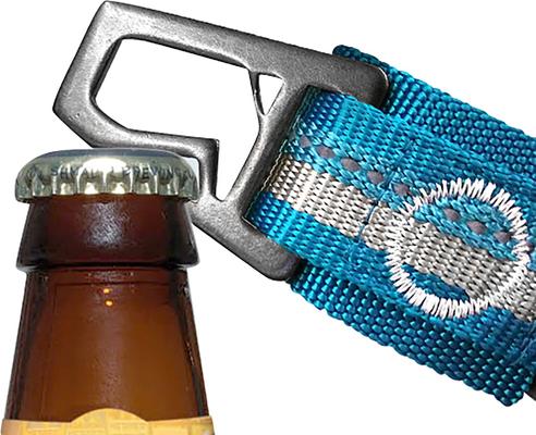 Show full view: Kurgo RSG Polyester Reflective Dog Collar, Coastal Blue/Charcoal Gray, Large: 18 to 29-in neck, 1-in wide slide 5 of 9