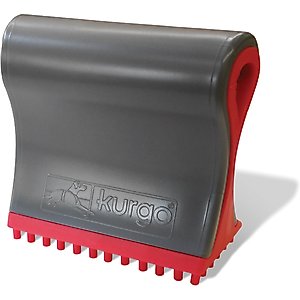 Kurgo Shed Sweeper Dog Hair Remover, Charcoal/Red