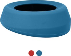 Kurgo Splash Free Wander Dog Water Bowl, Blue, 24-oz