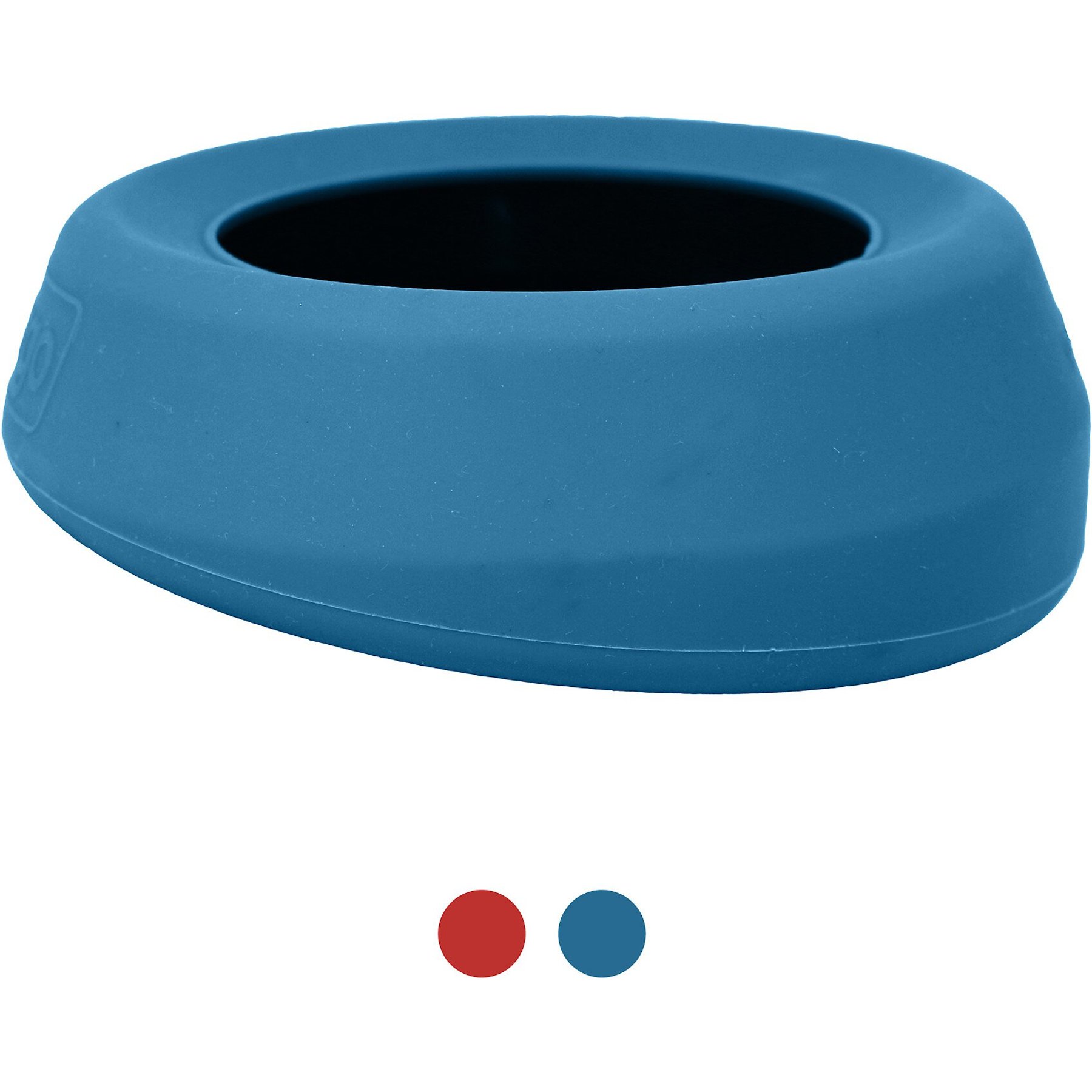 Kurgo Splash Free Wander Dog Water Bowl, Blue, 24-oz Spill Proof