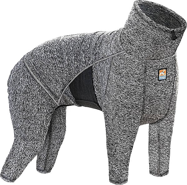 Show full view: Kurgo Stowe Base Layer Dog Sweater, Heather Black, Small slide 1 of 5