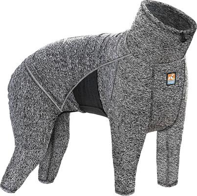 Kurgo Stowe Base Layer Dog Sweater, Heather Black