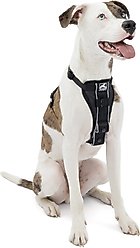 Kurgo Tru-Fit Quick Release & Seatbelt Tether Smart Dog Harness, Black, Medium 