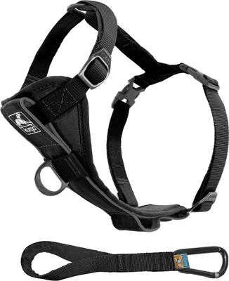 Show full view: Kurgo Tru-Fit Quick Release & Seatbelt Tether Smart Dog Harness, Black, Medium  slide 10 of 11