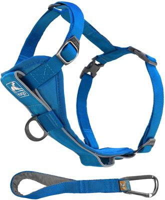 Show full view: Kurgo Tru-Fit Quick Release & Seatbelt Tether Smart Dog Harness, Blue, X-Small slide 7 of 8