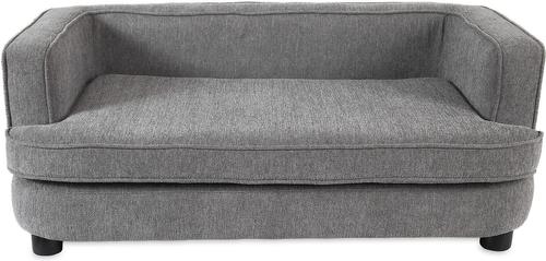 Show full view: La-Z-Boy Bartlett Furniture Sofa Dog Bed, Pewter slide 2 of 6