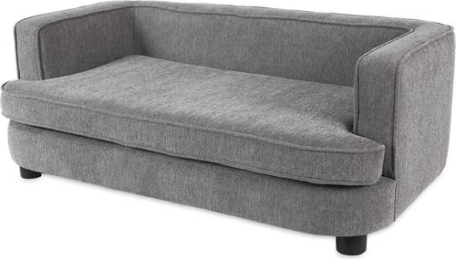 Show full view: La-Z-Boy Bartlett Furniture Sofa Dog Bed, Pewter slide 3 of 6