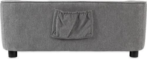 Show full view: La-Z-Boy Bartlett Furniture Sofa Dog Bed, Pewter slide 4 of 6