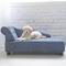 Show in main carousel: La-Z-Boy Chaise Furniture Sofa Dog Bed, Blue, 40-in slide 1 of 6