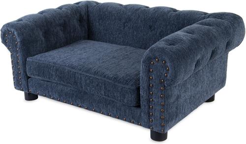 Show full view: La-Z-Boy Furniture Sofa Dog Bed, Blue slide 4 of 10