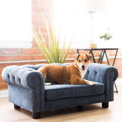 Show full view: La-Z-Boy Furniture Sofa Dog Bed, Blue slide 8 of 10