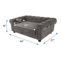 La-Z-Boy Furniture Sofa Dog Bed, Newton Granite slide 2 of 6