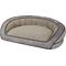 Show in main carousel: La-Z-Boy Harper Bolster Dog Bed with Removable Cover, Smoke slide 4 of 8