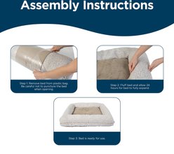 La-Z-Boy Petmate Rosie Lounger Dog Bed, Large, Cream slide 2 of 6