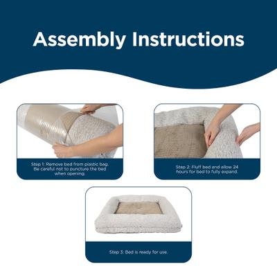 Show full view: La-Z-Boy Petmate Rosie Lounger Dog Bed, Large, Taupe slide 6 of 6