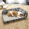 Show in main carousel: La-Z-Boy Sadie Orthopedic Bolster Dog Bed with Removable Cover, Spencer Plaid slide 1 of 7