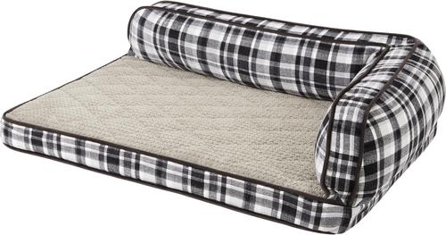 Show full view: La-Z-Boy Sadie Orthopedic Bolster Dog Bed with Removable Cover, Spencer Plaid slide 3 of 7