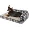 Show in main carousel: La-Z-Boy Sadie Orthopedic Bolster Dog Bed with Removable Cover, Spencer Plaid slide 4 of 7