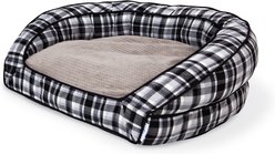 La-Z-Boy Tucker Furniture Sofa Dog Bed with Removable Cover, Spencer Plaid, Medium