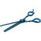 Show in main carousel: Laazar Dog Grooming Thinning Shears with Finger Rest & Case, 6.5-in, Blue slide 1 of 9