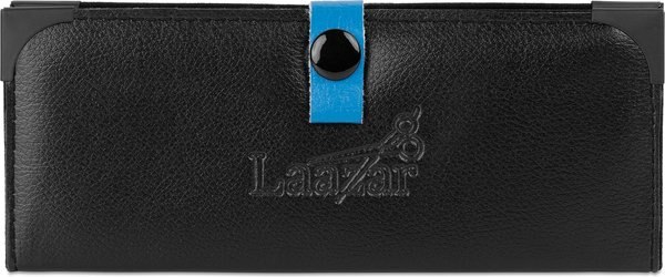 Laazar Professional Dog Grooming Thinning Shears, 4.5-in, Silver/Blue
