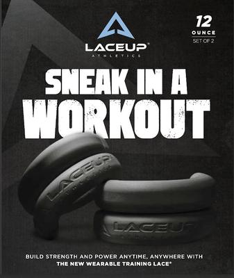 Show full view: LaceUp Wearable Fitness Wrist Weight, 2 count, Black, 16-oz slide 5 of 7