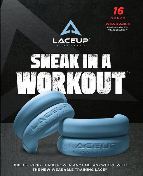 LaceUp Wearable Fitness Wrist Weight, 2 count