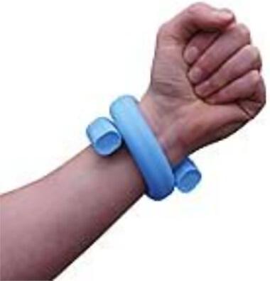 Show full view: LaceUp Wearable Fitness Wrist Weight, 2 count, University Blue, 16-oz slide 3 of 7