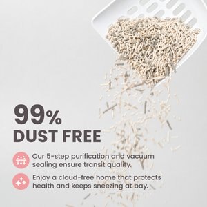 Lady N Classic Pellet Unscented Clumping Tofu Cat Litter, 9-lb bag